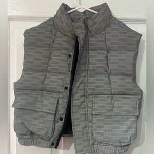 Kith Gray Logo Puffer Vest